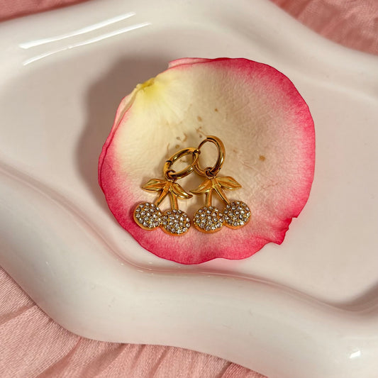 Boucle d’oreille Cerise