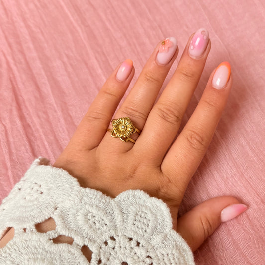 Bague Anti-Stress Floral